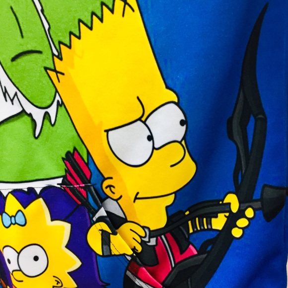 NWOT The Simpsons as Avengers Pullover Hoodie - Picture 7 of 10